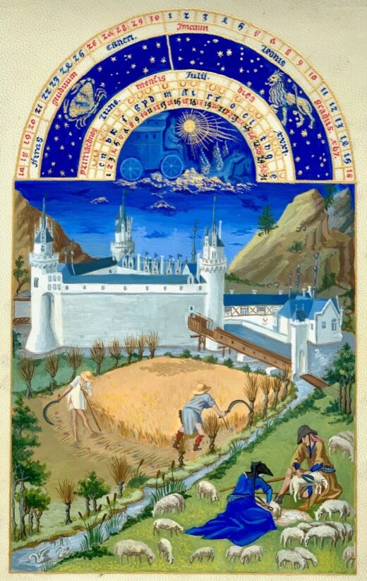 Museum-grade-goatskin-illuminated-manuscript-leaf-hand-painted-Limbourg-Brothers-274979808421-3