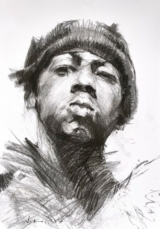 ORIGINAL-charcoal-drawing-signed-by-artist-A3-118-x-165-inches-man-portrait-275164841011-3