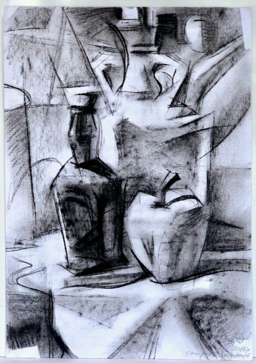 ORIGINAL-charcoal-pencil-graphic-drawing-on-paper-modern-black-and-white-art-274962435001-2