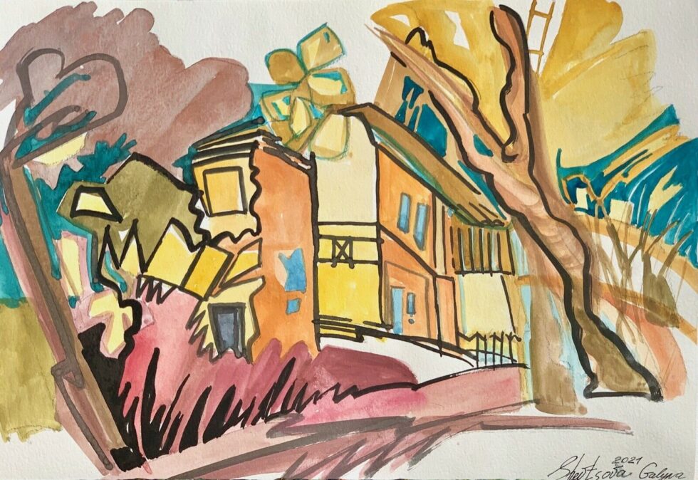 ORIGINAL-watercolor-painting-artwork-from-artist-signed-modernism-old-town-274799855681-2 ORIGINAL-watercolor-painting-artwork-from-artist-signed-modernism-old-town-274799855681-2