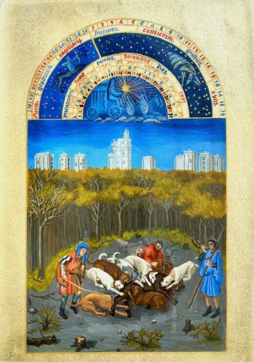 Sheepskin-parchment-illuminated-manuscript-leaf-hand-painted-Limbourg-Brothers-275155411321-2