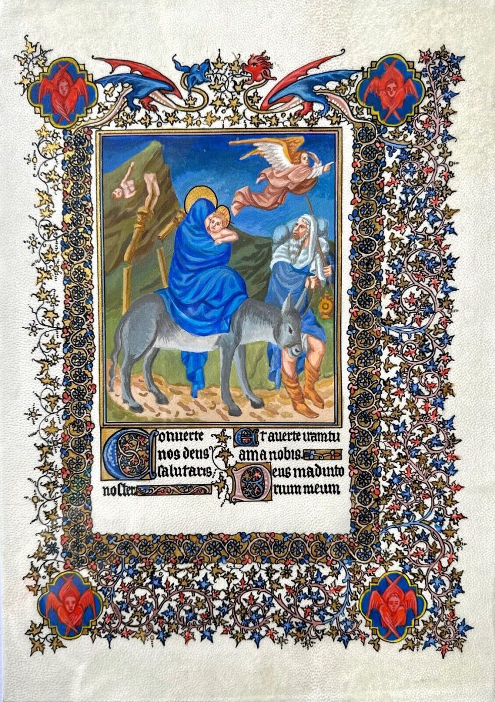 Hand-painted-illuminated-manuscript-The-Belles-Heures-of-Jean-de-France-276115576512