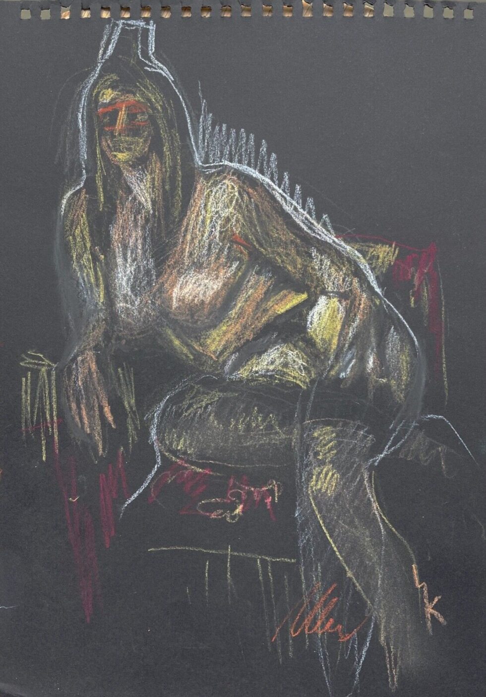 Pastels-painting-original-on-paper-impressionism-nude-art-275455921422