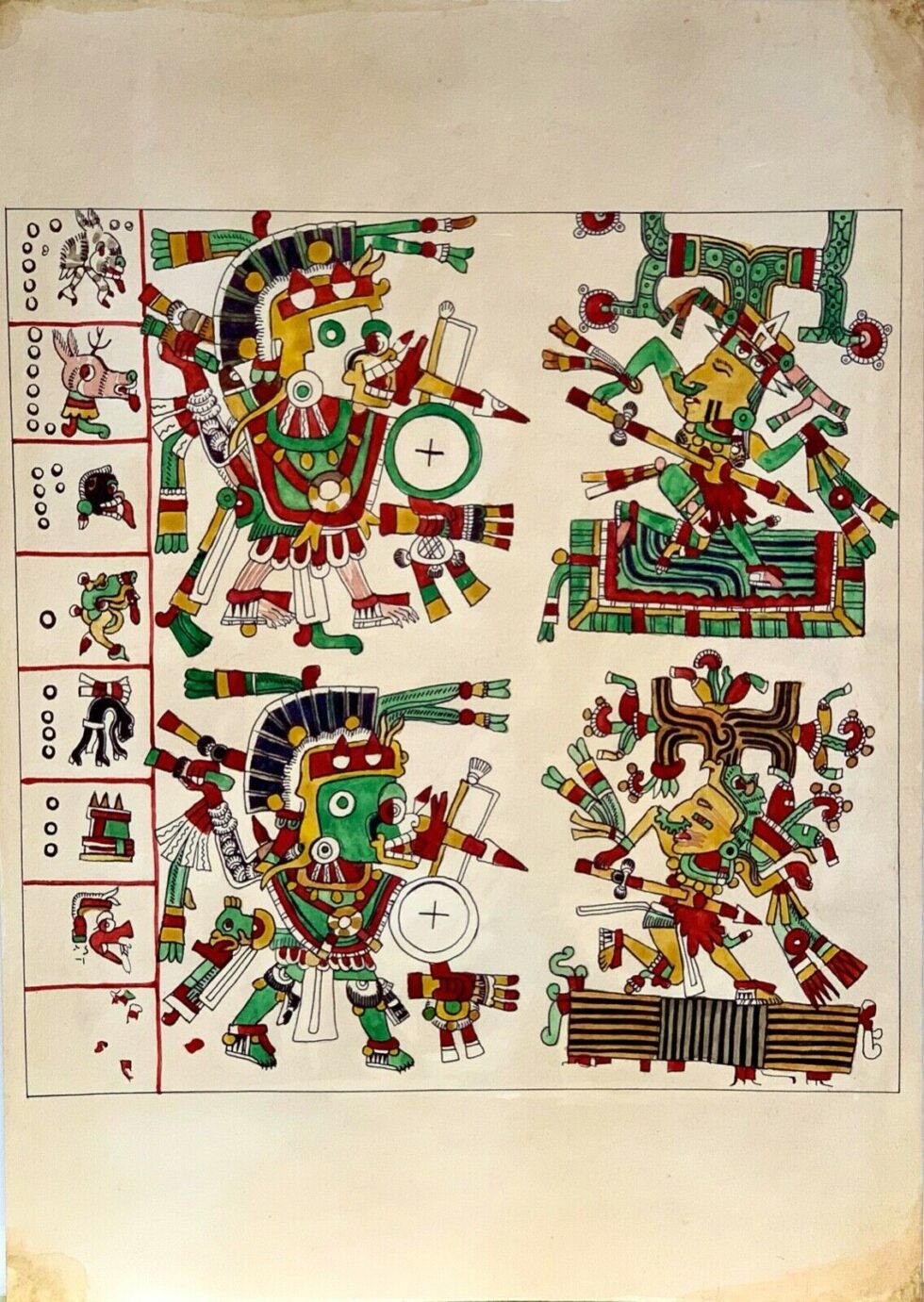 handpainted-old-look-page-miniature-Mesoamerican-painting-from-Codex-Borgia-274603399832-2 handpainted-old-look-page-miniature-Mesoamerican-painting-from-Codex-Borgia-274603399832-2