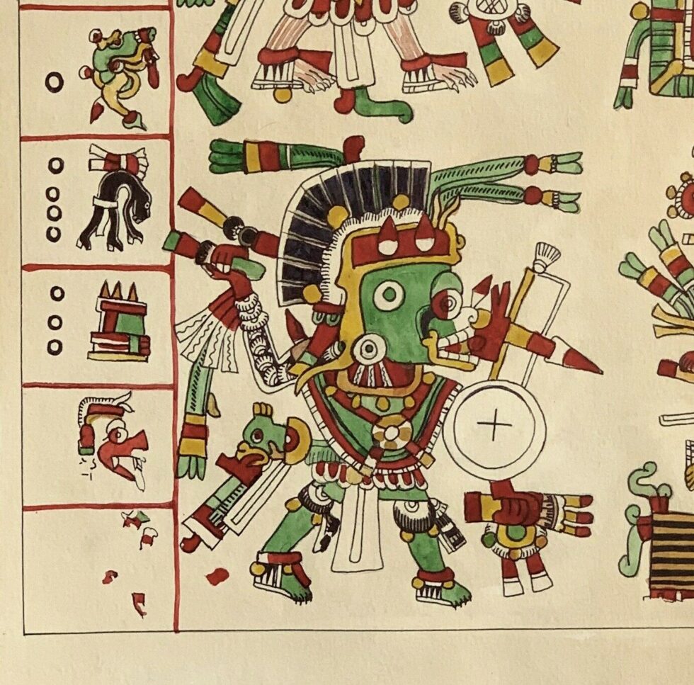 handpainted-old-look-page-miniature-Mesoamerican-painting-from-Codex-Borgia-274603399832-4 handpainted-old-look-page-miniature-Mesoamerican-painting-from-Codex-Borgia-274603399832-4