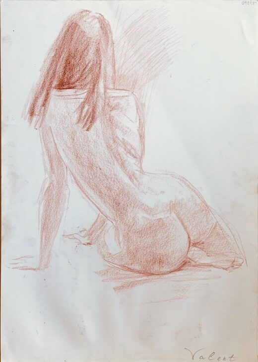 ORIGINAL-drawing-art-woman-model-sketch-pencil-from-artist-signed-academic-style-274405406953-2