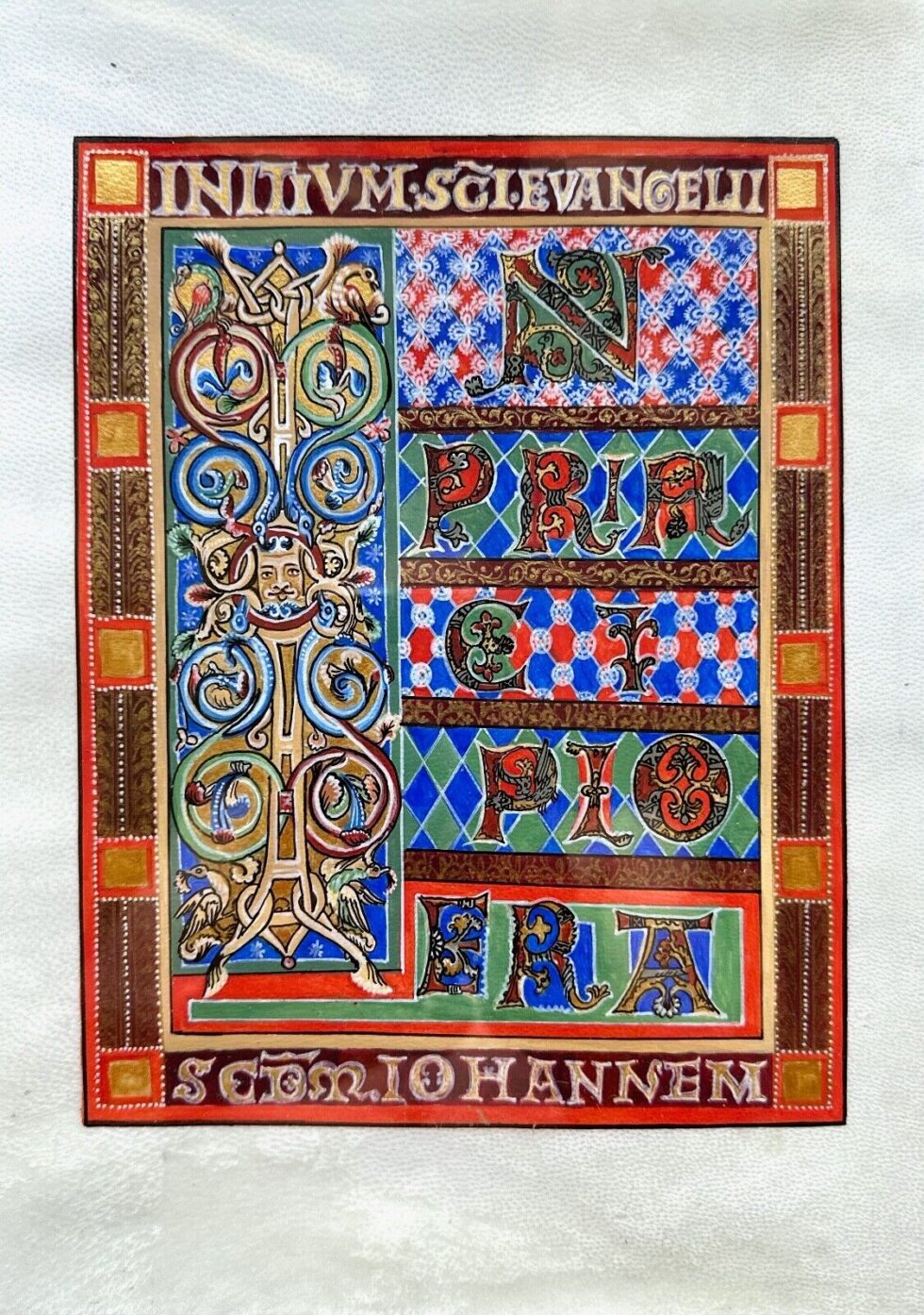 Hand-painted-old-look-illuminated-manuscript-The-Gospels-of-Henry-the-Lion-276148536534