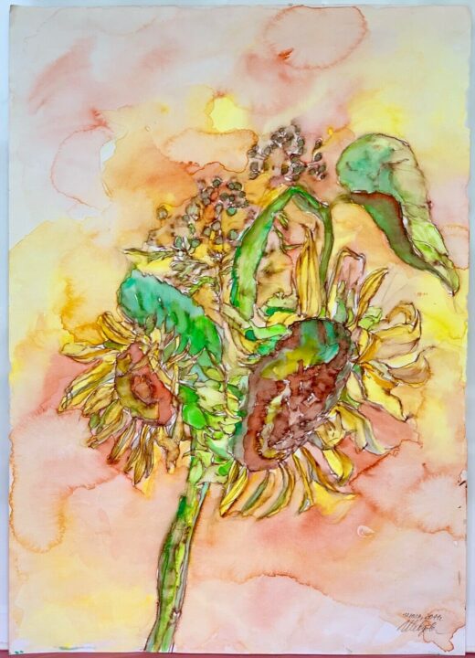 ORIGINAL-watercolor-painting-on-paper-artwork-from-artist-signed-flowers-art-274375463904-2