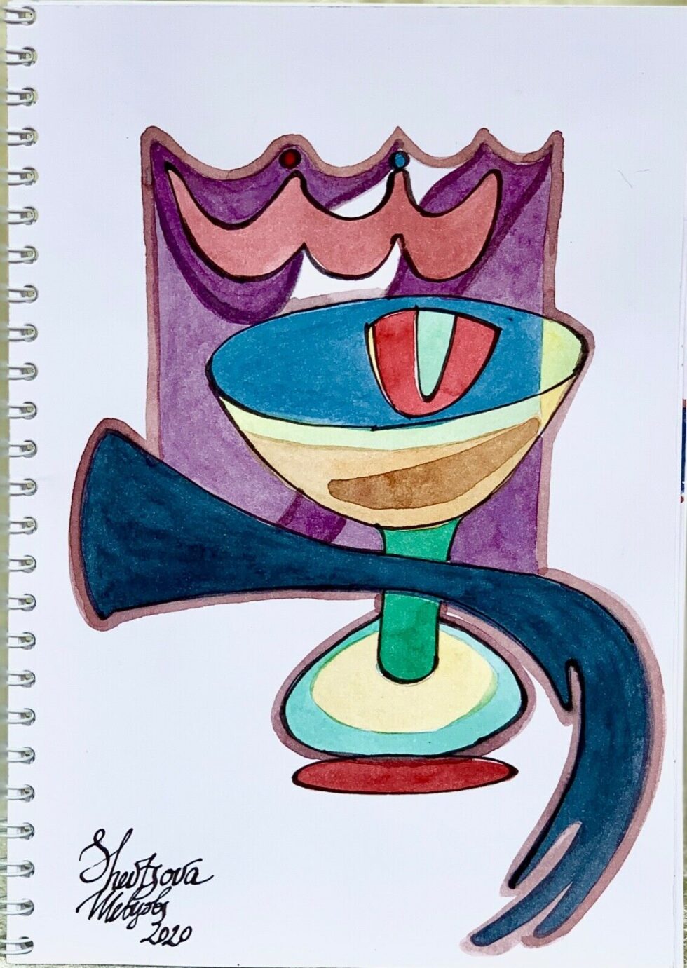 ORIGINAL-watercolor-painting-sketchbook-with-5-SIGNED-artworks-contemporary-art-274419224404-2 ORIGINAL-watercolor-painting-sketchbook-with-5-SIGNED-artworks-contemporary-art-274419224404-2