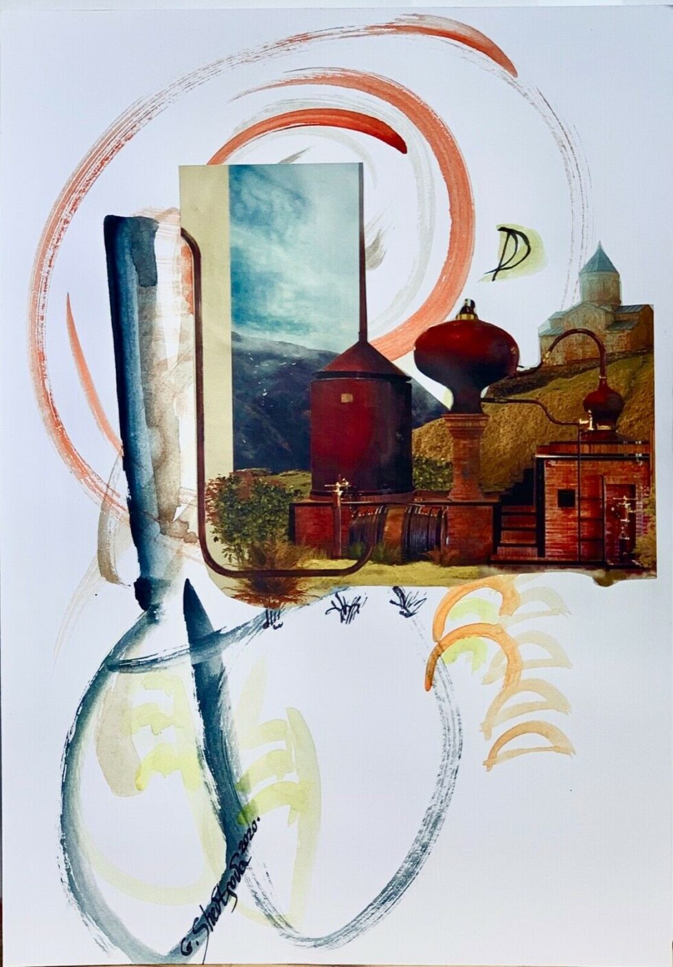 original-collage-art-painting-signed-mixed-media-watercolor-artwork-from-artist-274412405864-2 original-collage-art-painting-signed-mixed-media-watercolor-artwork-from-artist-274412405864-2