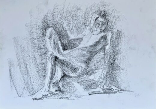 ORIGINAL-pencil-drawing-nude-model-signed-by-artist-sketch-A3-117-x-165-inches-274855230685-2