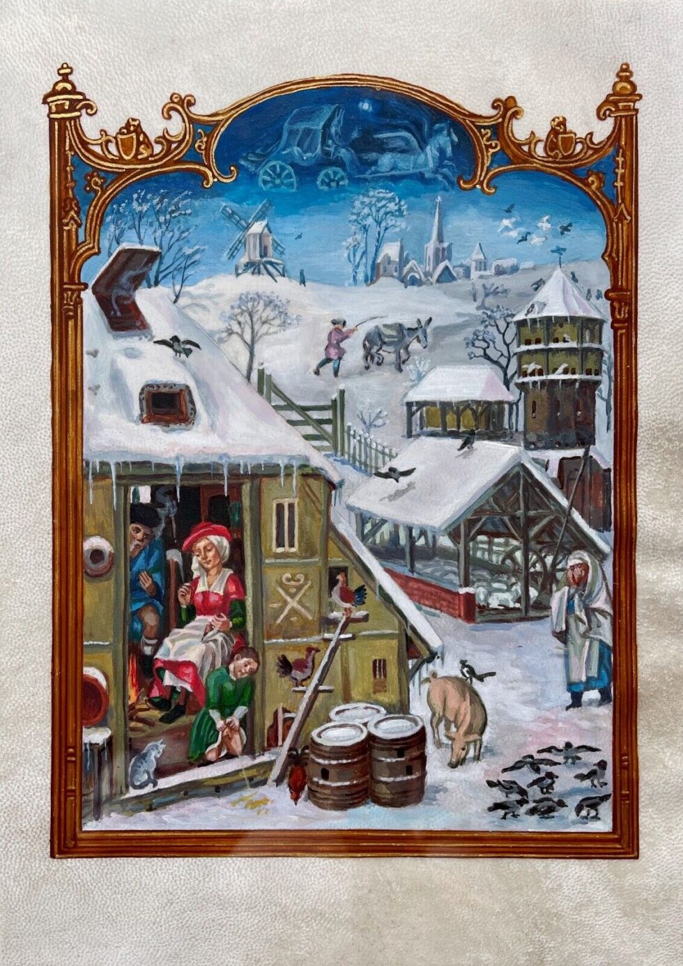 Old-look-illuminated-manuscript-leaf-The-Grimani-Breviary-goatskin-parchment-275961921225
