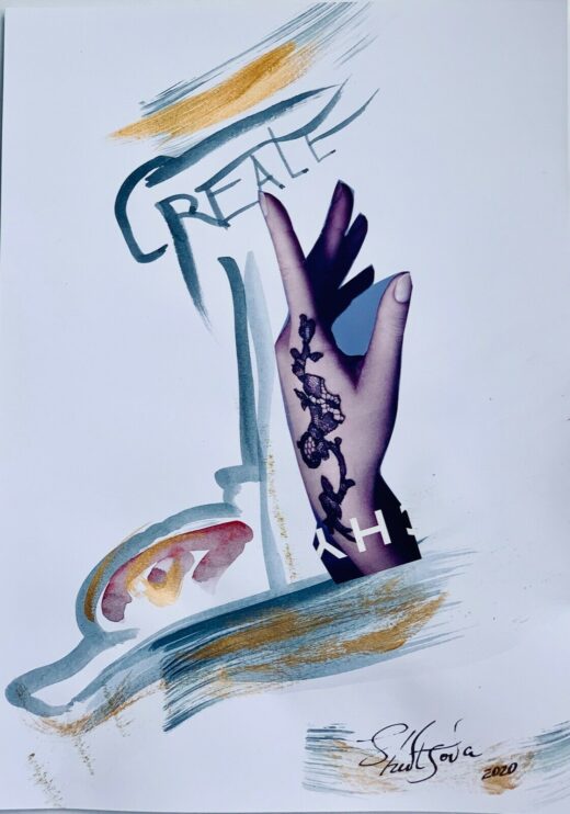 original-collage-art-painting-signed-mixed-media-watercolor-artwork-from-artist-274403896895-2