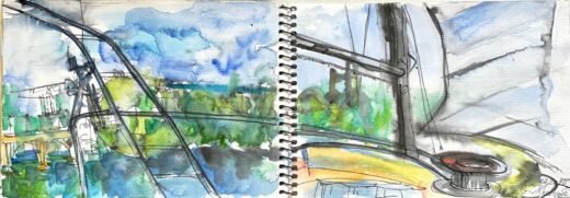 original-watercolor-21-paintings-set-83-x-58-sketchbook-impressionism-drawings-275134070505-8