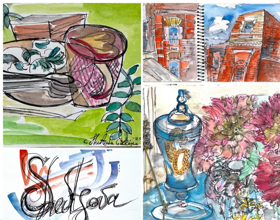 original-watercolor-21-paintings-set-83-x-58-sketchbook-impressionism-drawings-275134070505