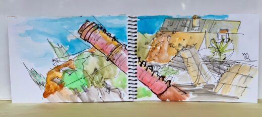 original-watercolor-paintings-set-of-32-signed-artworks-83-x-58-sketchbook-274528871365-12