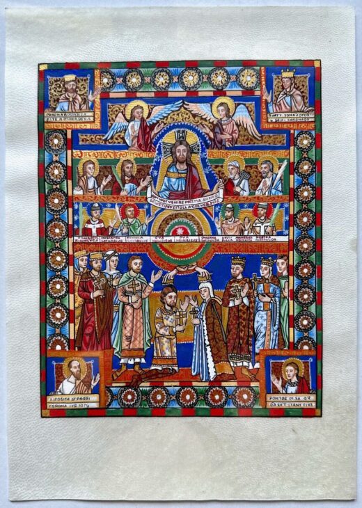 Hand-painted-old-look-illuminated-manuscript-The-Gospels-of-Henry-the-Lion-276148504356-3