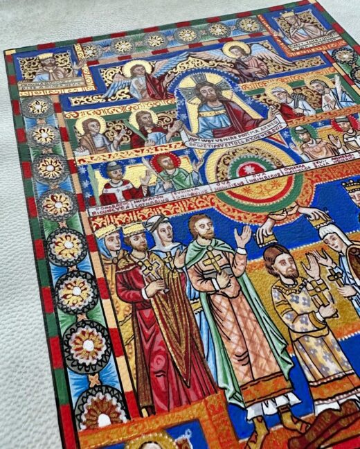 Hand-painted-old-look-illuminated-manuscript-The-Gospels-of-Henry-the-Lion-276148504356-7