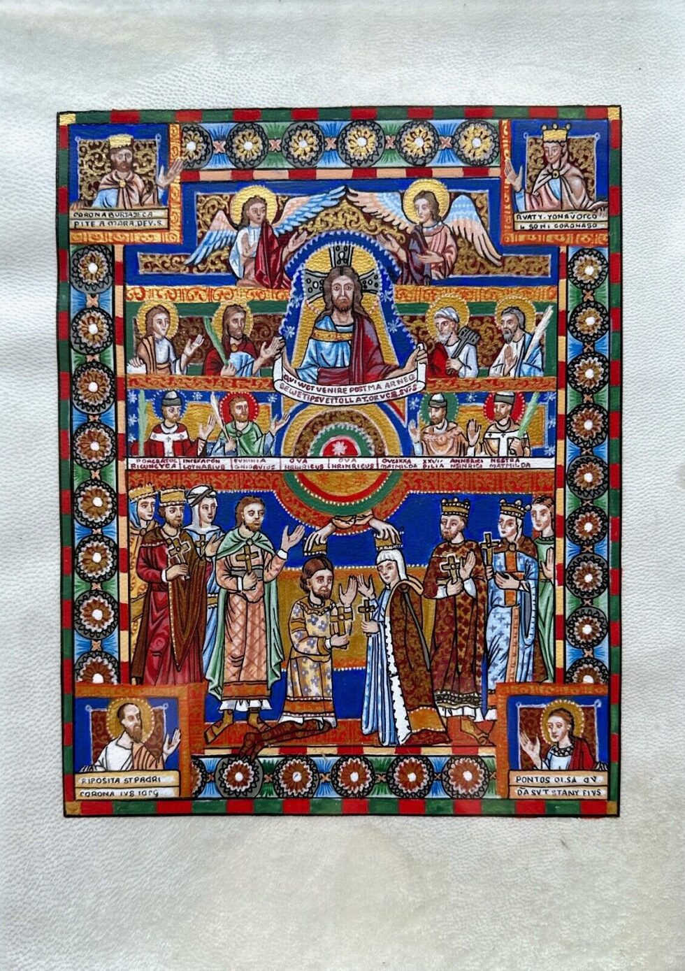 Hand-painted-old-look-illuminated-manuscript-The-Gospels-of-Henry-the-Lion-276148504356