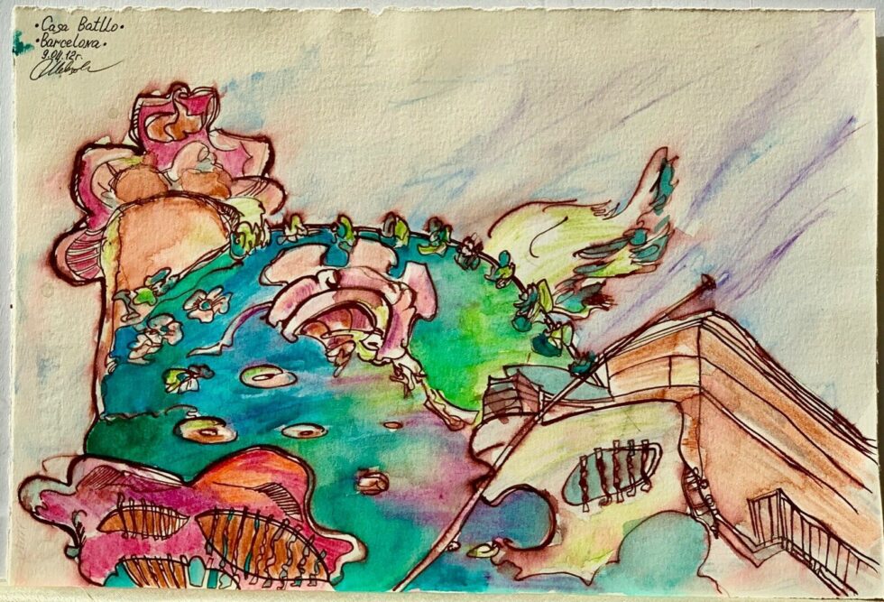 ORIGINAL-Watercolor-painting-on-paper-artwork-SIGNED-by-artist-Casa-Batllo-274333528056-2 ORIGINAL-Watercolor-painting-on-paper-artwork-SIGNED-by-artist-Casa-Batllo-274333528056-2