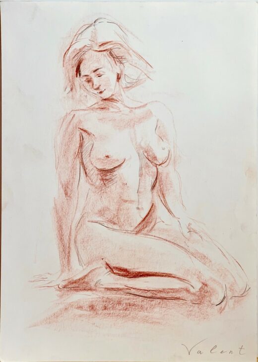 ORIGINAL-drawing-art-woman-model-sketch-pencil-from-artist-signed-academic-style-274405387916-2