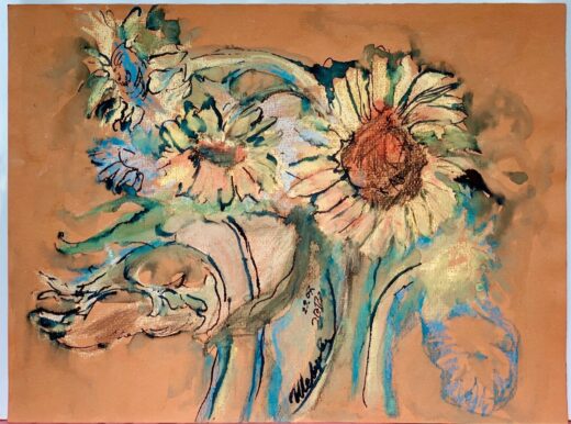 ORIGINAL-pastels-painting-on-paper-artwork-from-artist-signed-flowers-art-274374895747-2