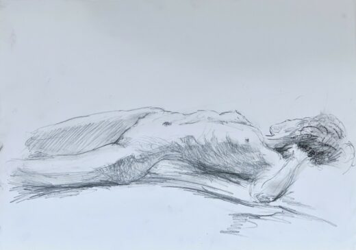 ORIGINAL-pencil-drawing-nude-model-signed-by-artist-sketch-A3-117-x-165-inches-274862008977-2