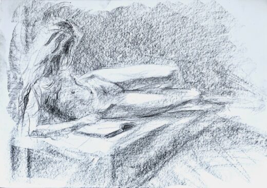 ORIGINAL-pencil-drawing-nude-model-signed-by-artist-sketch-A3-117-x-165-inches-274862013027-2