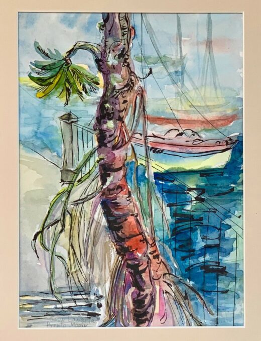 ORIGINAL-watercolor-painting-diptych-artwork-signed-by-artist-travel-art-Sintra-274745036577-3