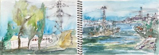 original-watercolor-15-paintings-set-83-x-58-sketchbook-impressionism-drawings-275134161027-3