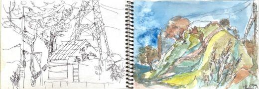 original-watercolor-15-paintings-set-83-x-58-sketchbook-impressionism-drawings-275134161027-4