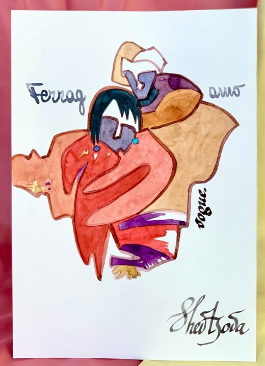 ORIGINAL-watercolor-painting-sketchbook-with-5-SIGNED-artworks-contemporary-art-274353330798-4