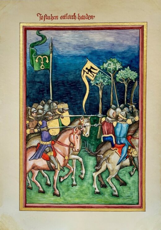 hand-painted-old-look-miniature-painting-illuminated-manuscript-medieval-codex-274874319468-2
